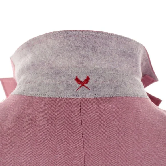 Cardinal of Canada NWT Wool / Silk Sport Coat Size 40R US In Pink Herringbone